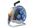 Extension Cable Reel PROFESSIONAL Black / Grey IP55 PUR 30m 3x CH Type J (T13) Socket - CH Type J (T12) Plug